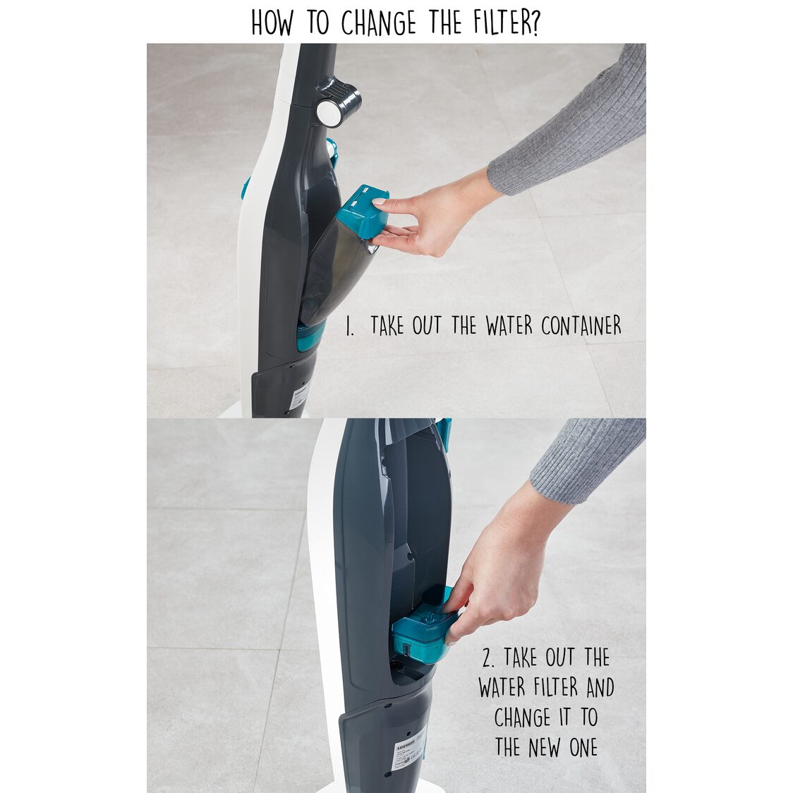 Leifheit Replacement Filter Steam Mop Clean Tenso L11912