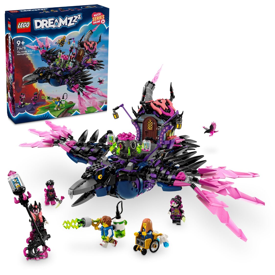 Lego The Never Witch's Midnight Raven 71478