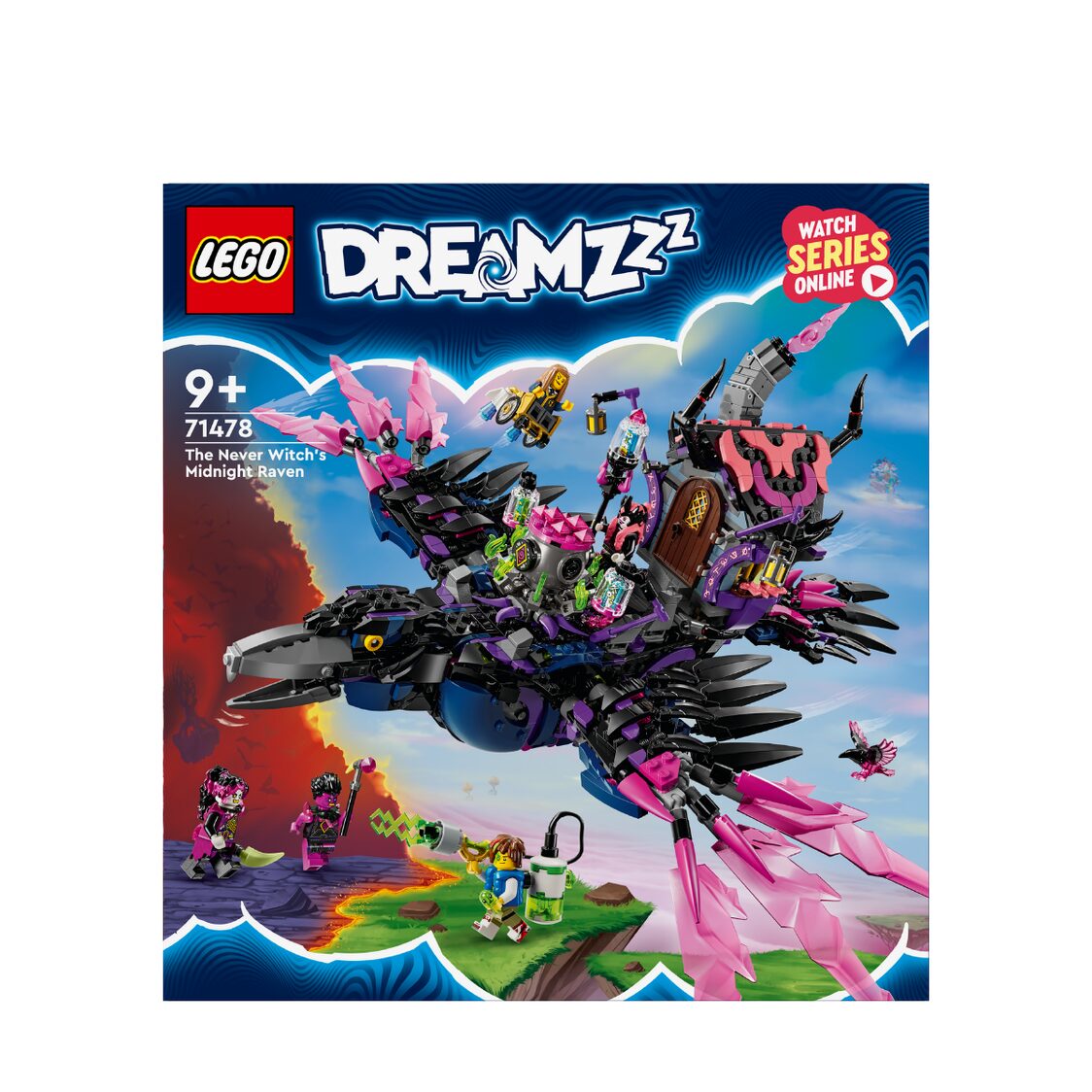 Lego The Never Witch's Midnight Raven 71478