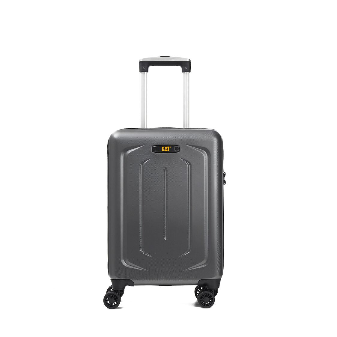 Caterpillar Sculpted Hard Case Trolley - Grey Steel