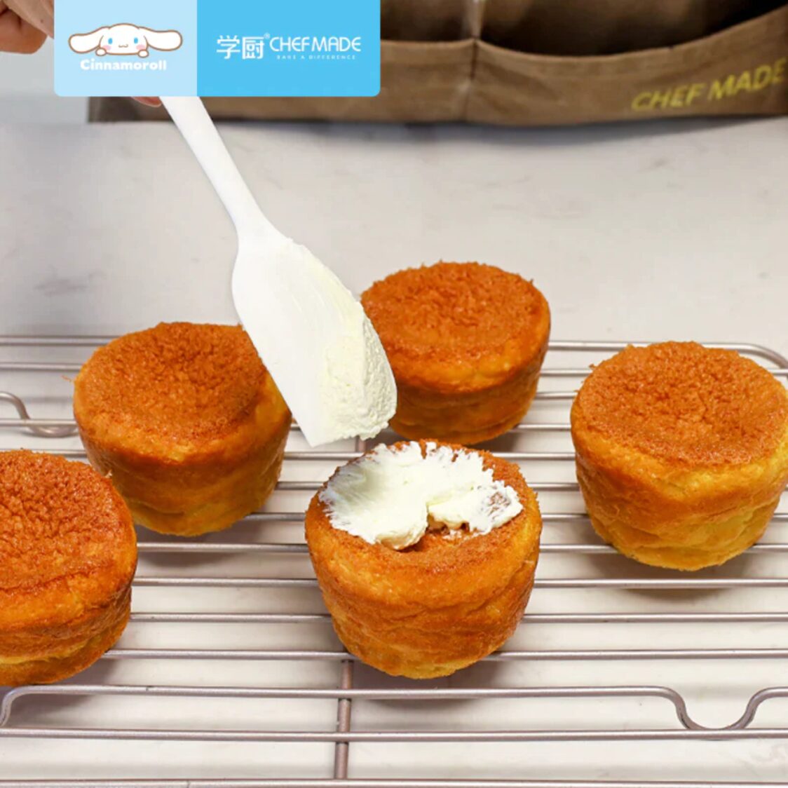 Chefmade Silicone Spatula 2Pcs White Cinnamoroll (1898cm-CL5003)