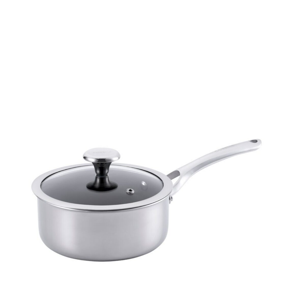 [Metro Exclusive] Corelle DuraNano Triply Sauce Pan 18cm With Lid