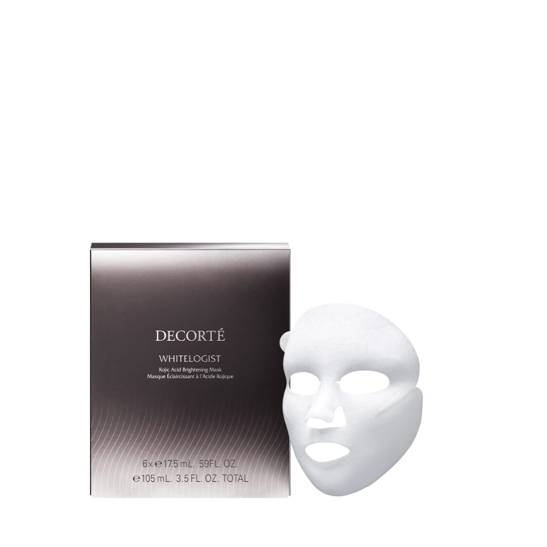 Decorté Whitelogist Kojic Acid Brightening Mask 17.5ml X 6 Sheets - Metro Singapore Departmental Store - Celebrating 69 Years in SG
