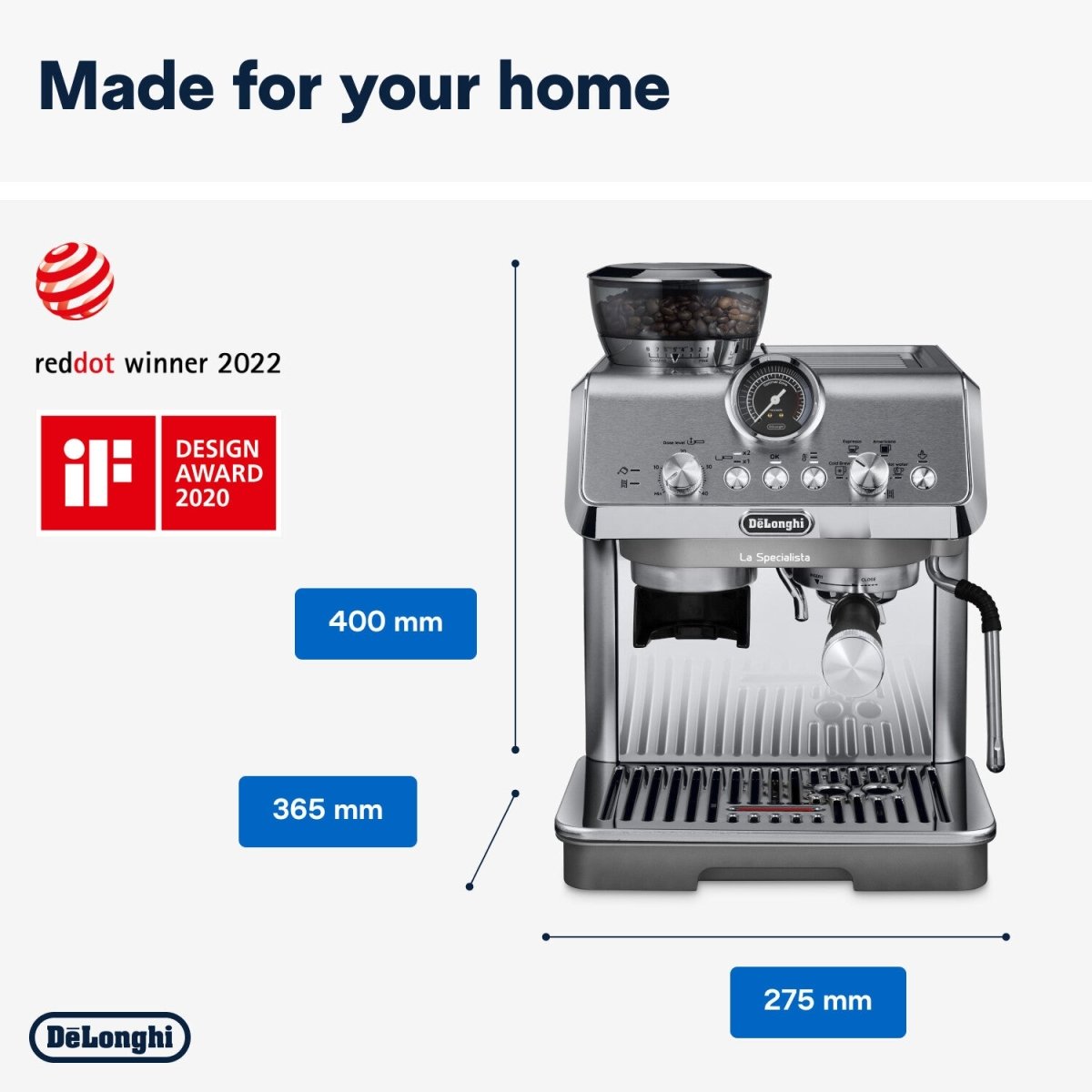 Delonghi Coffee Machine Esp - pump Grinder La Specialista Arte Evo (EC9255.M) - Metro Singapore Departmental Store - Celebrating 69 Years in SG