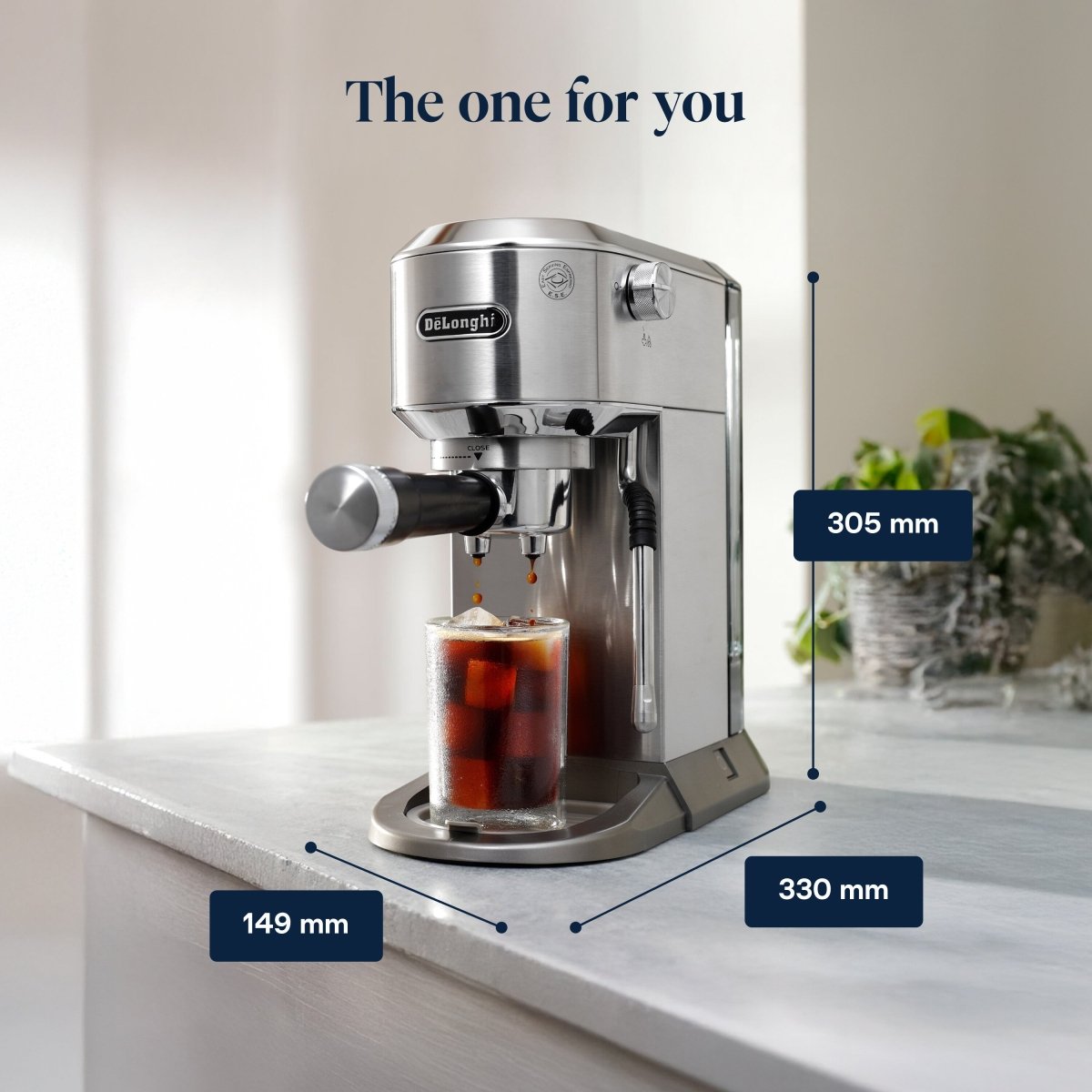 Delonghi Coffee Machine Espresso - pump Dedica Duo Metal (EC890.M) - Metro Singapore Departmental Store - Celebrating 69 Years in SG