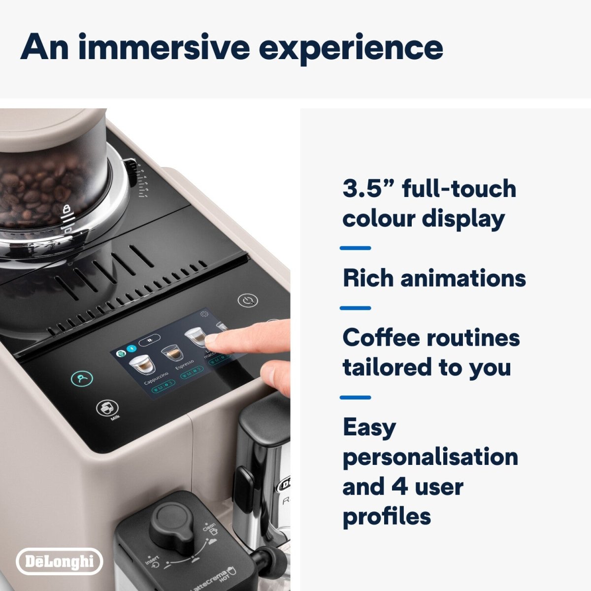 Delonghi Coffee Machine Fully - Auto Rivelia - Metro Singapore Departmental Store - Celebrating 69 Years in SG