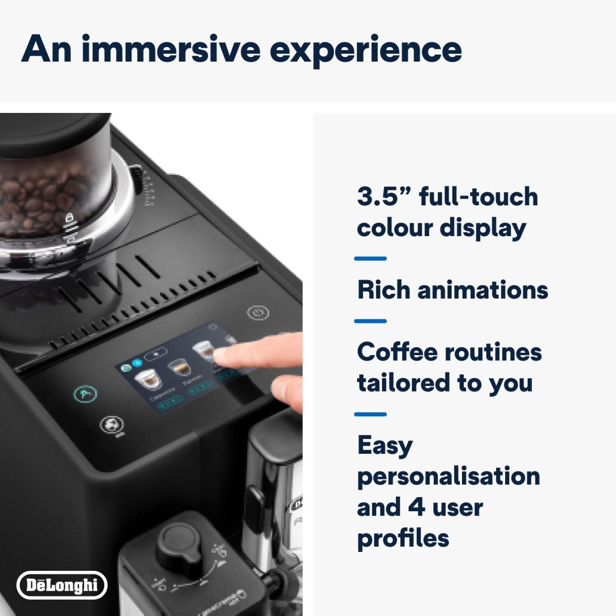 Delonghi Coffee Machine Fully - Auto Rivelia - Metro Singapore Departmental Store - Celebrating 69 Years in SG