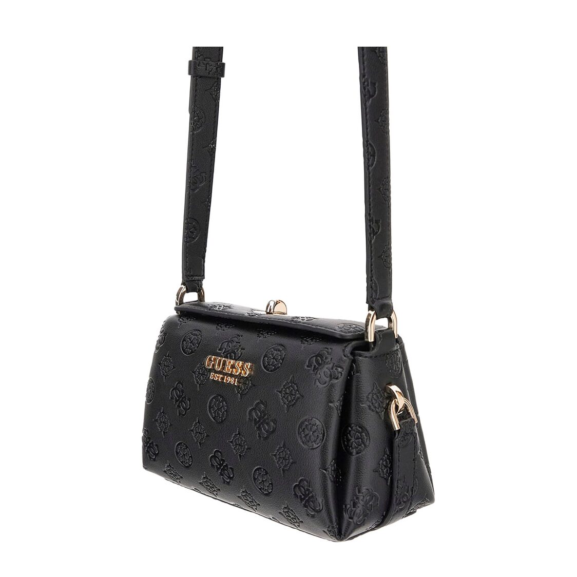 PHOEBE MINI CROSSBODY BAG,BLACK LOGO