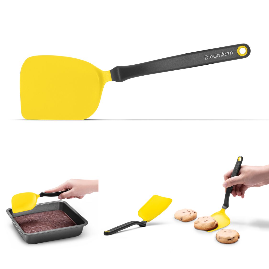 Dreamfarm Nylon Turner L24.6cm Mini Yellow DFCU3550 - YL - Metro Singapore Departmental Store - Celebrating 69 Years in SG