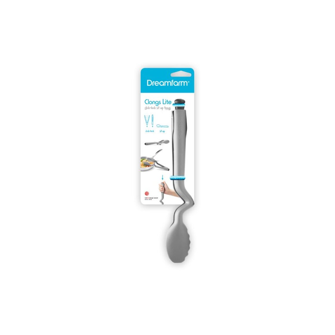 Dreamfarm S/S Nylon Tong L26.7cm Grey Clongs Lite - Metro Singapore Departmental Store - Celebrating 69 Years in SG