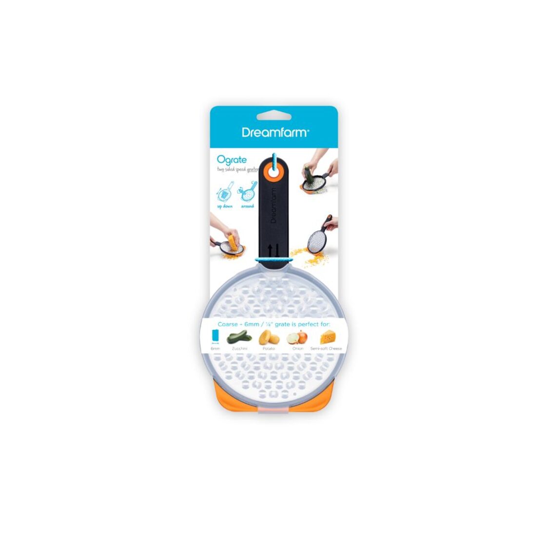 Dreamfarm S/S Pp Coarse Grater L25.7cm Ograte - Metro Singapore Departmental Store - Celebrating 69 Years in SG
