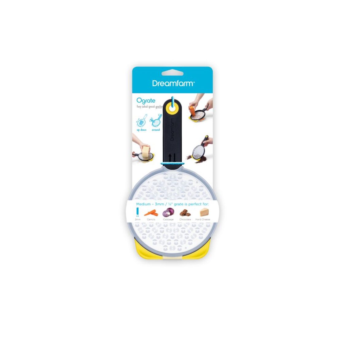 Dreamfarm S/S Pp Medium Grater L25.7cm Ograte - Metro Singapore Departmental Store - Celebrating 69 Years in SG