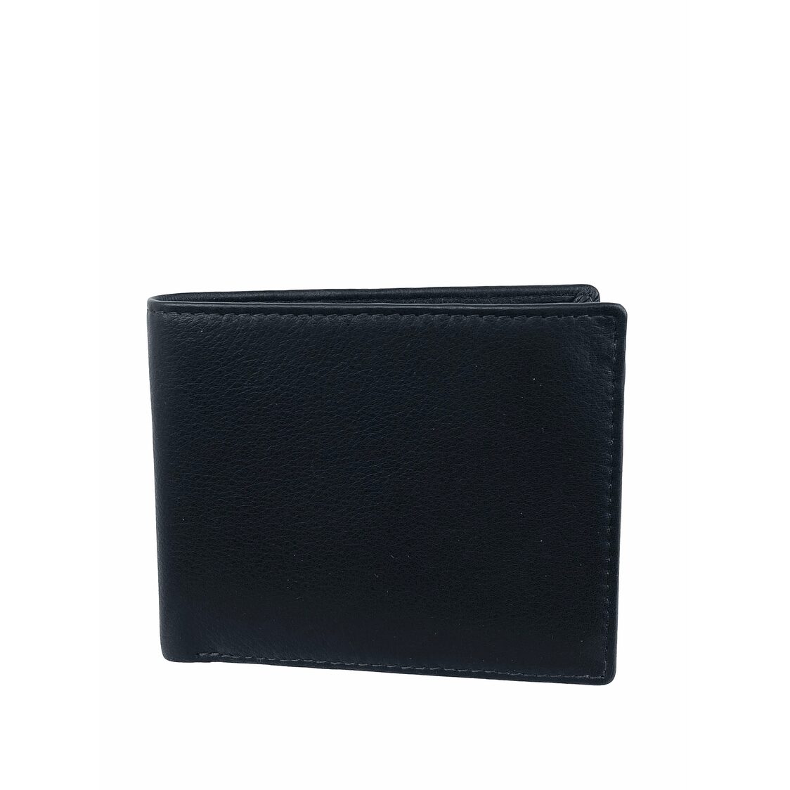 Mel&Co Genuine Leather Bi-Fold Wallet With Zip Pocket