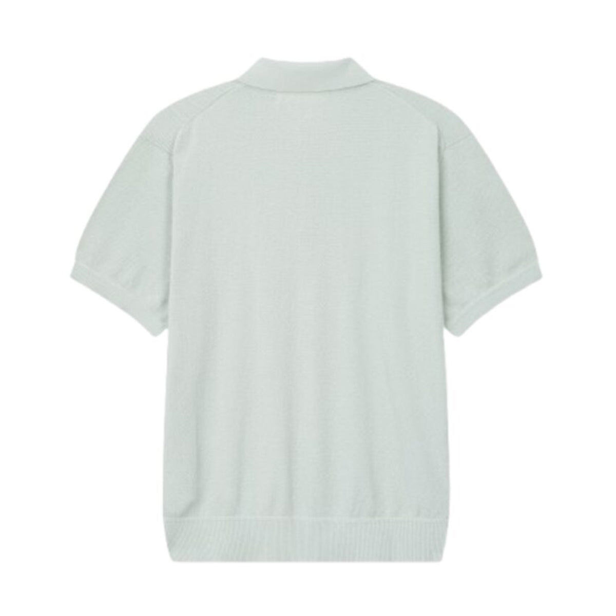 Man On The Boon Texture Relax Fit Polo Mint