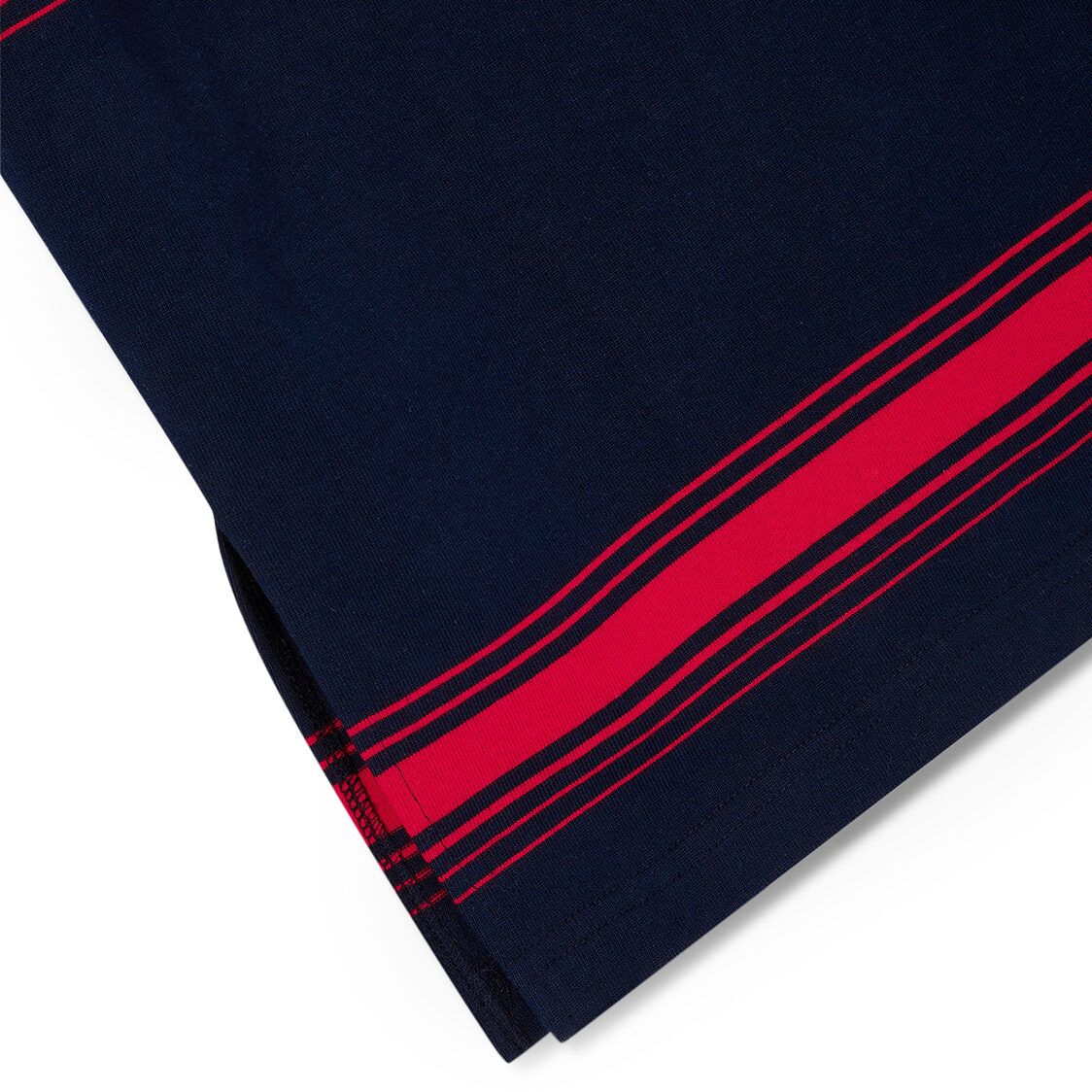 Studio Tomboy Striped Overfit T-Shirt Red