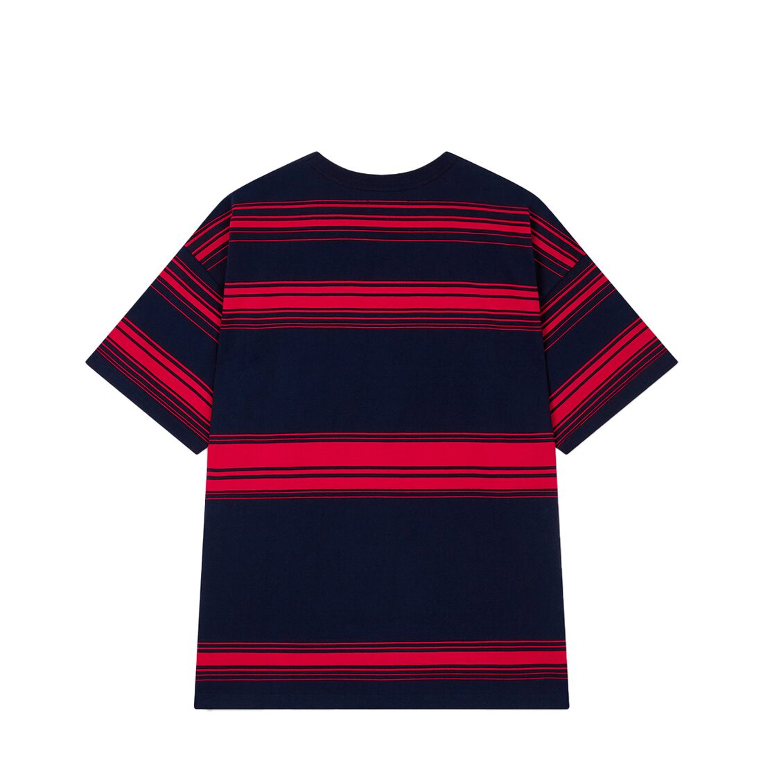 Studio Tomboy Striped Overfit T-Shirt Red