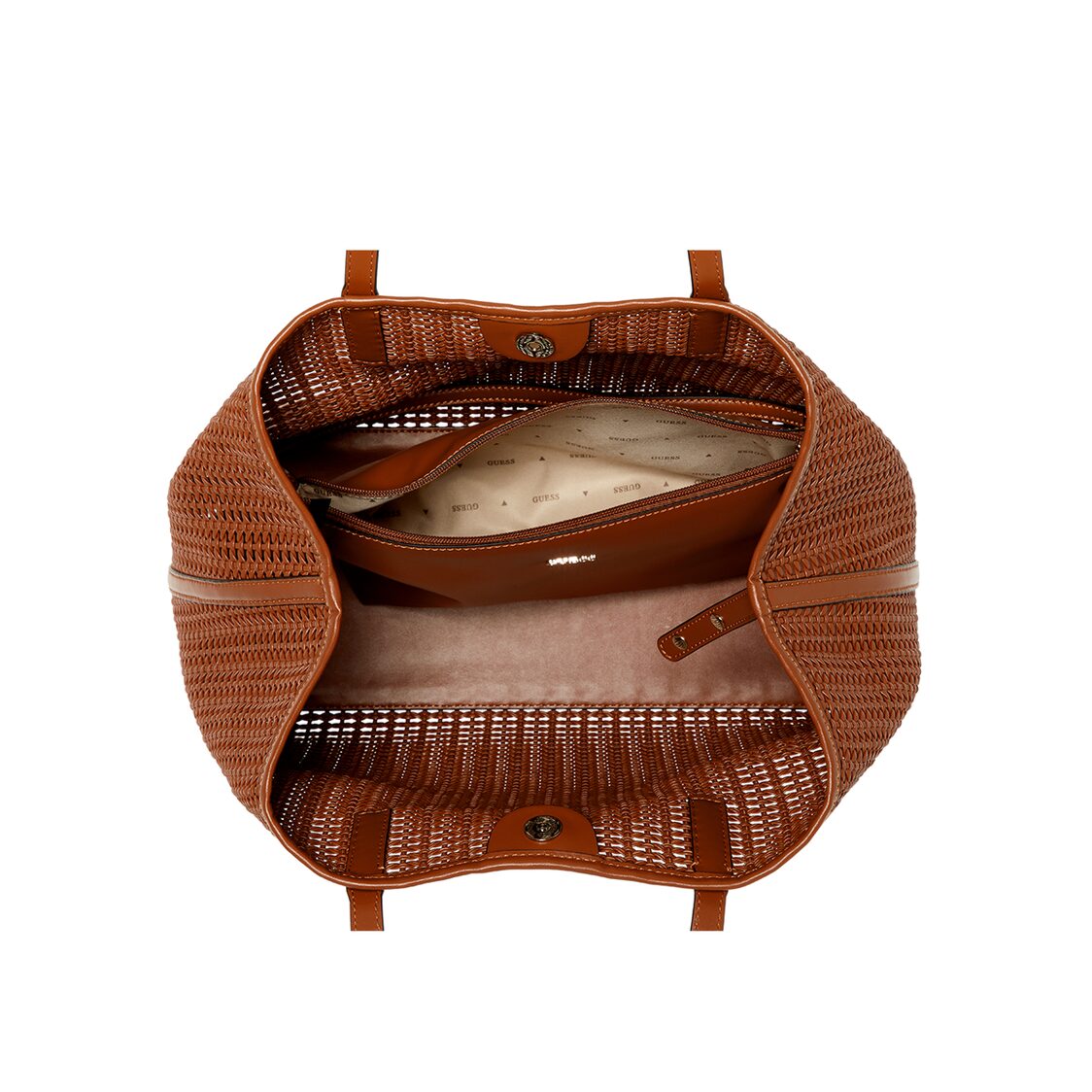 BRIGITTA LARGE 2 IN 1 TOTE,COGNAC