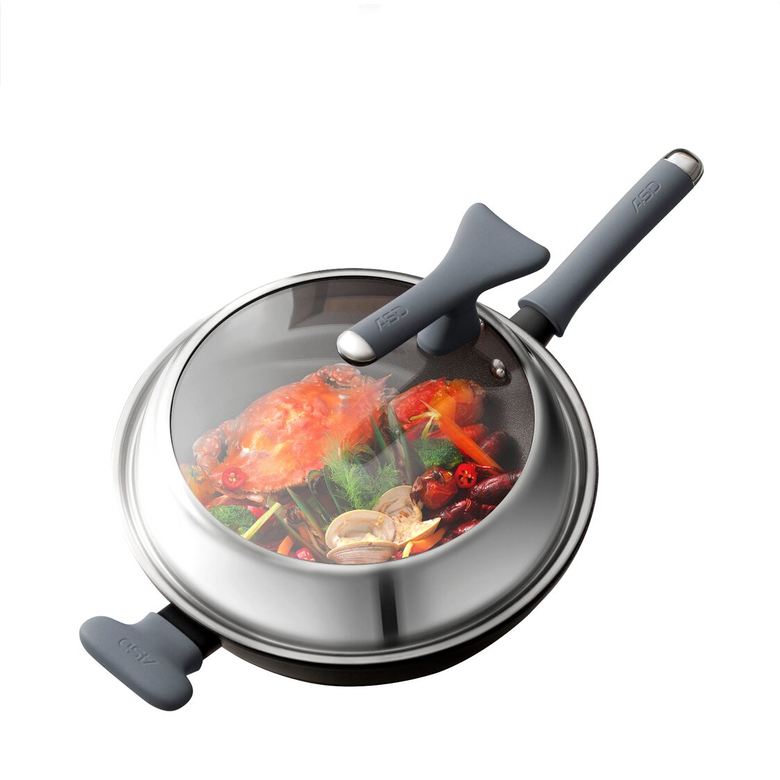 ASD Tornado 5G Die Cast Skillet Wok 32cm (CL32Z6WG)