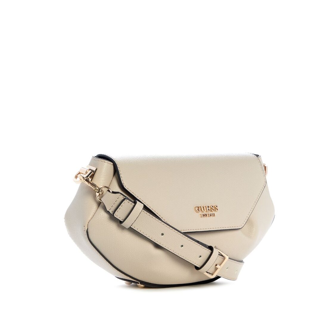 Guess Amorette Flap Crossbody - Light Taupe