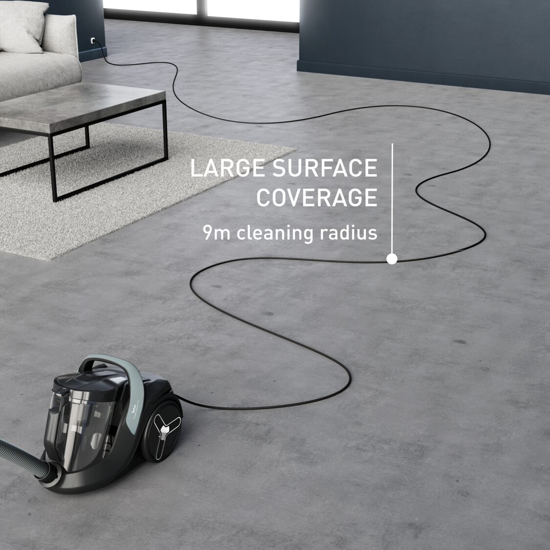 Tefal X-trem Cyclonic Max Bagless Vacuum Cleaner (TW7B62)