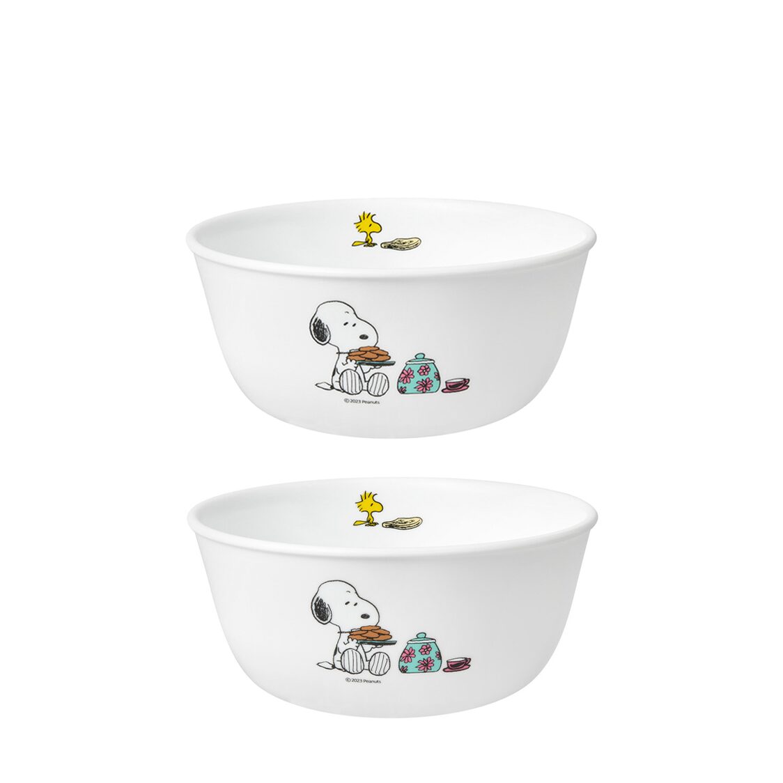 Corelle 2pc 900ml Noodle Bowl Set - Snoopy Brunch (#428)