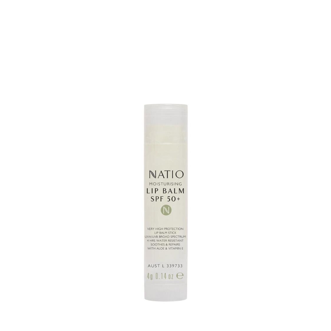 Natio Moisturising Lip Balm SPF 50 4g