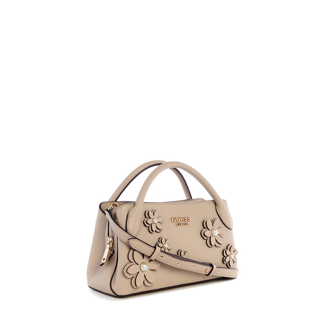 Guess Zaria Small Girlfriend Satchel - Simply Taupe