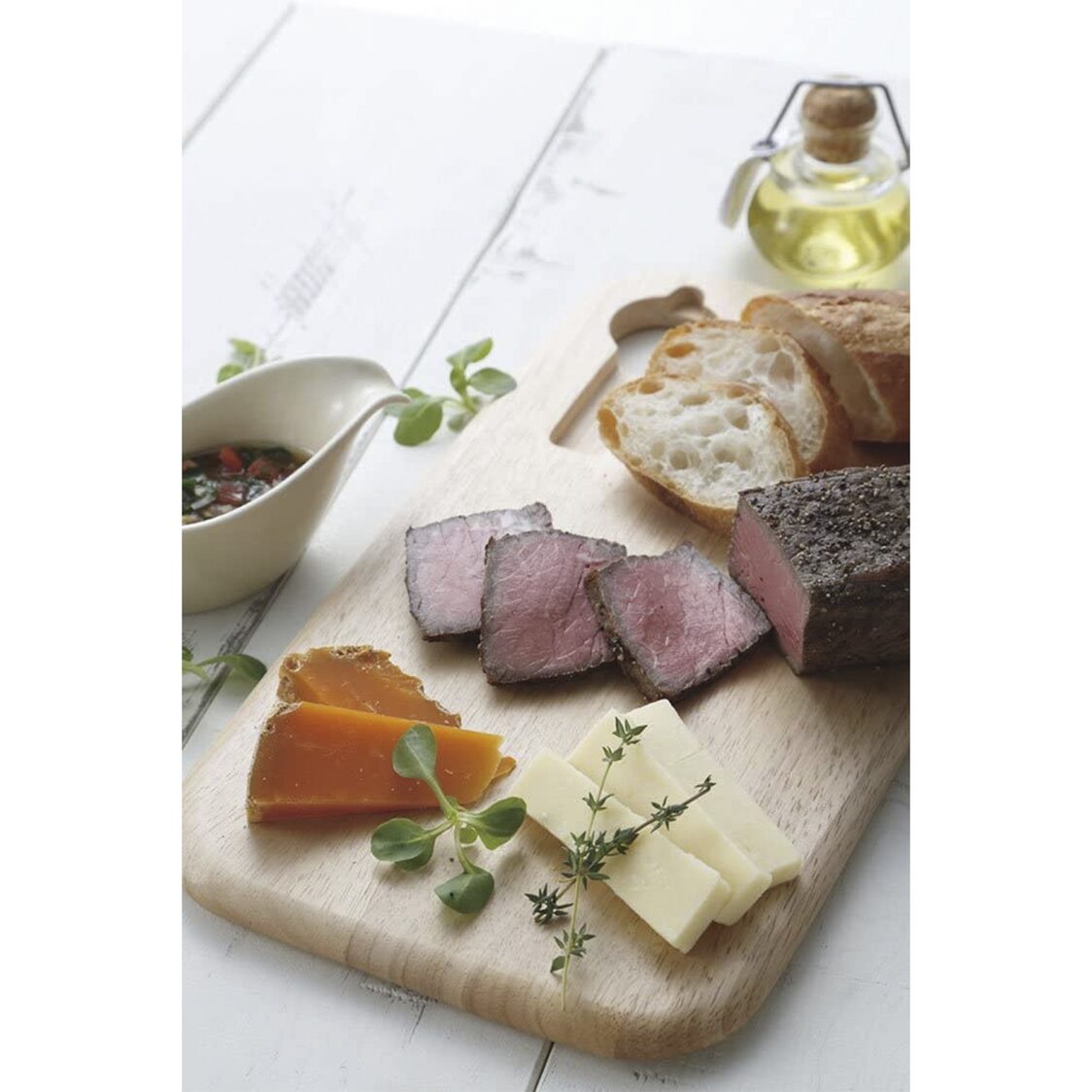 KAI Wooden Magnet Cutting Board with Table Knife (AP-5320)