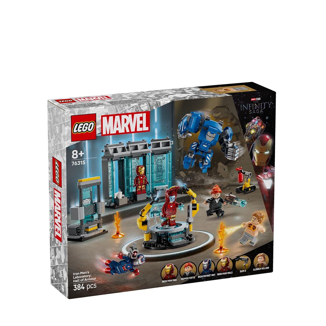 Lego Iron Man's Laboratory: Hall of Armor 76315