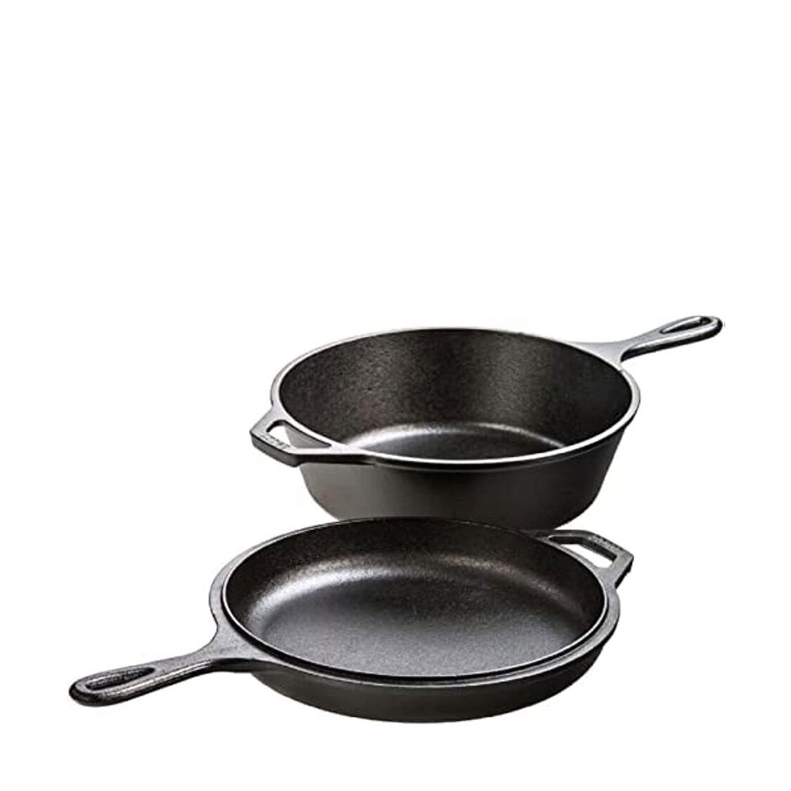 Lodge 3.2 Quart/10.25 Inch Seasoned Cast Iron Combo Cooker