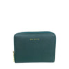 Mel&Co Saffiano-Effect Zip-Around Card Holder