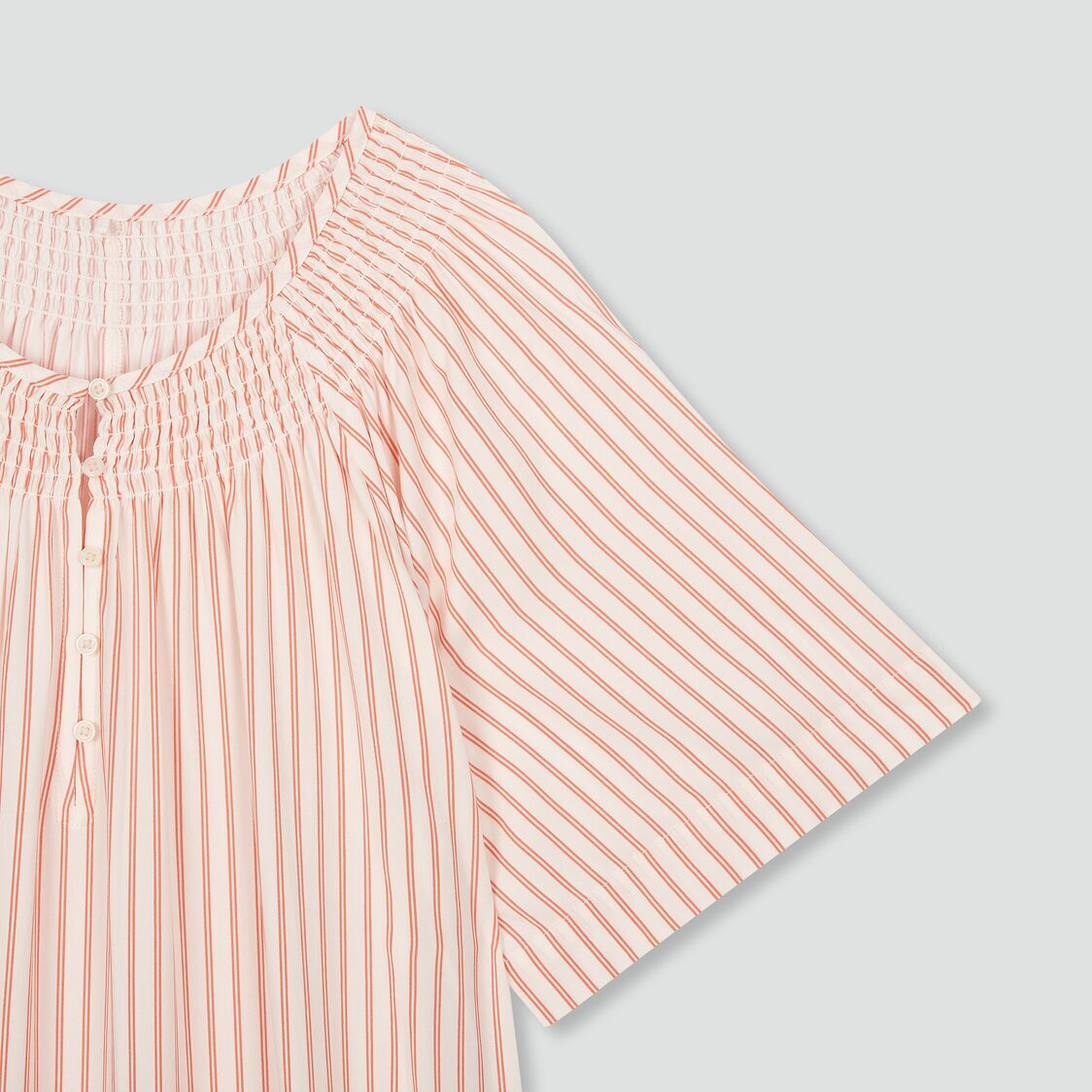 Jaju Women Lyocell Short Sleeve Pajama Dress Light Orange