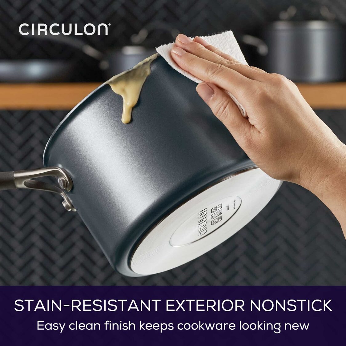 Circulon ScratchDefense A1 Nonstick 8 Piece Cookware Set