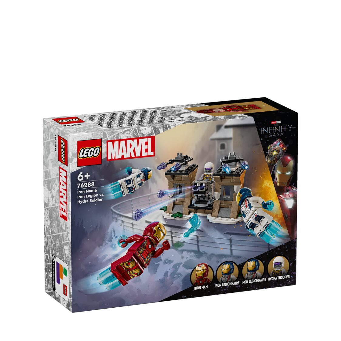 Lego Iron Man & Iron Legion vs. Hydra Soldier 76288