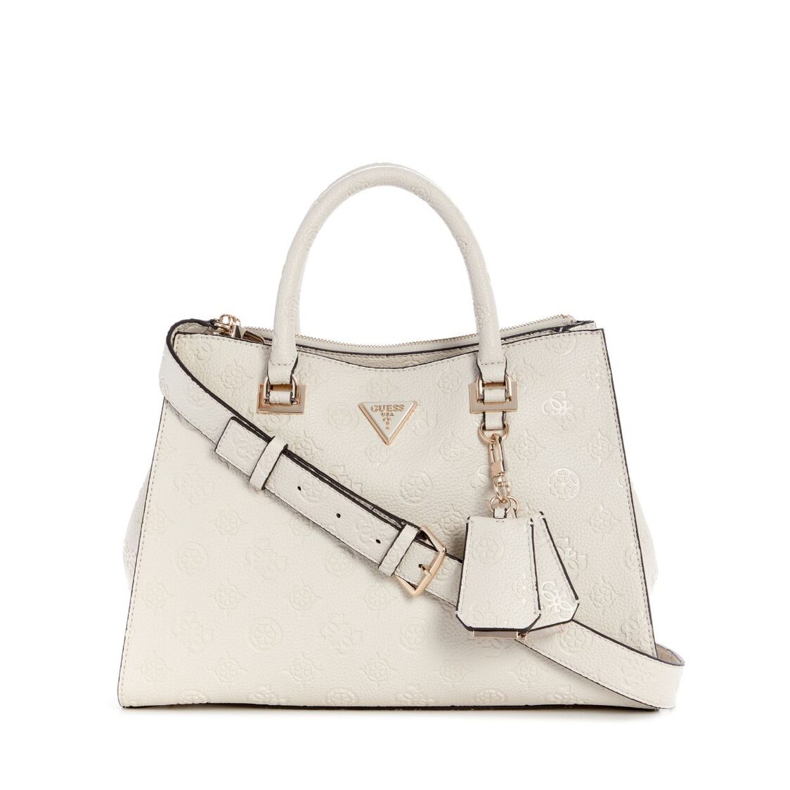 Guess Cresidia II Society Satchel - Bone Logo