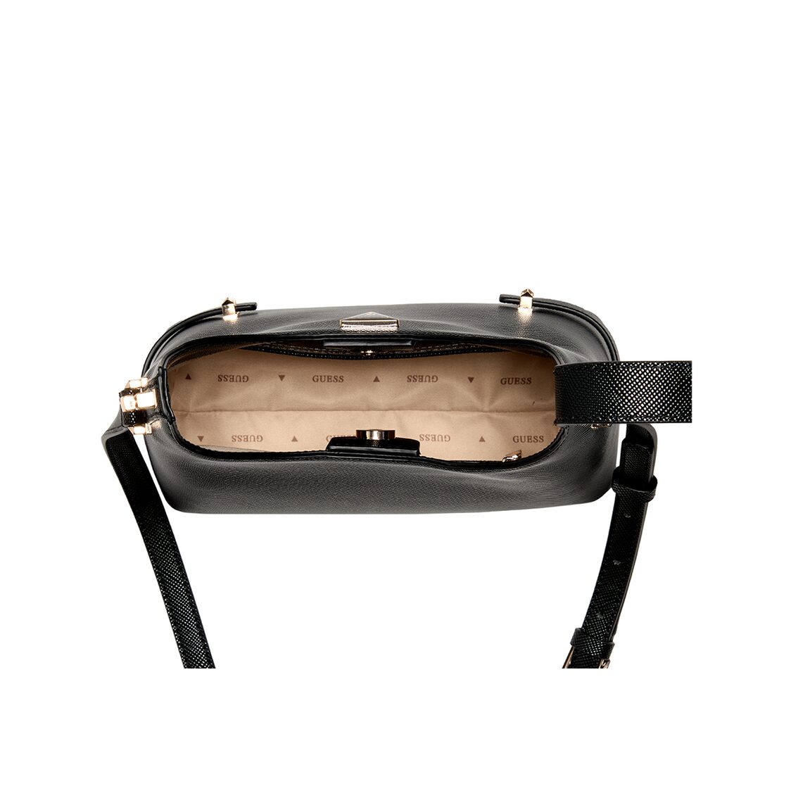 ROSALBA SMALL HOBO CROSSBODY,BLACK