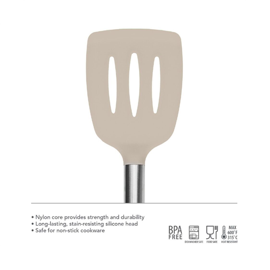 Tovolo Elements SS Handled Slotted Turner