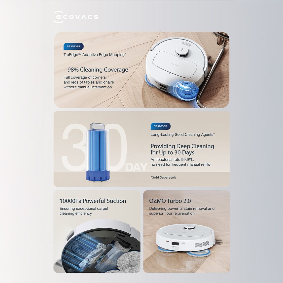 Ecovacs Deebot N30 Pro Omni - Metro Singapore Departmental Store - Celebrating 69 Years in SG