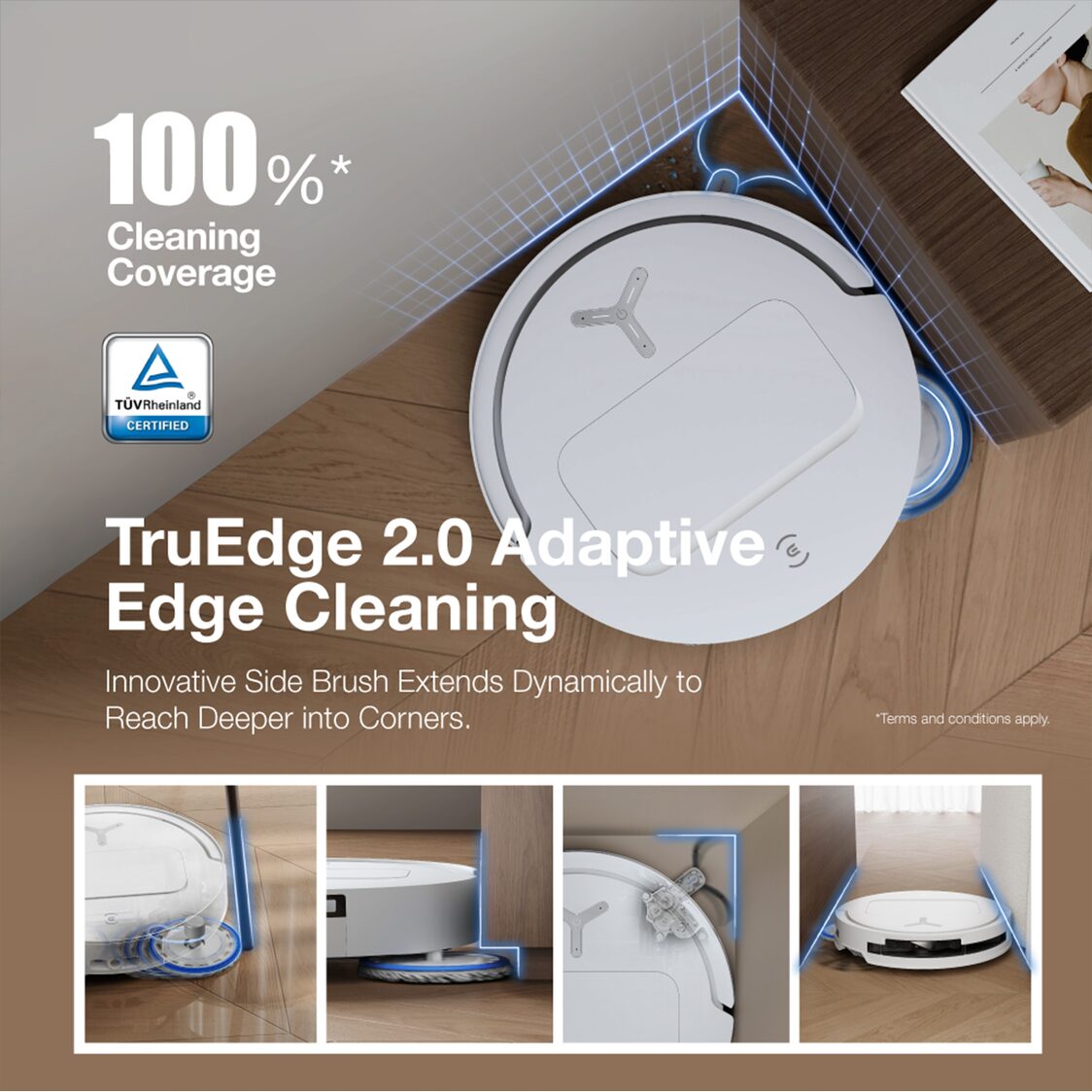 Ecovacs Deebot T50 Pro Omni - White - Metro Singapore Departmental Store - Celebrating 69 Years in SG