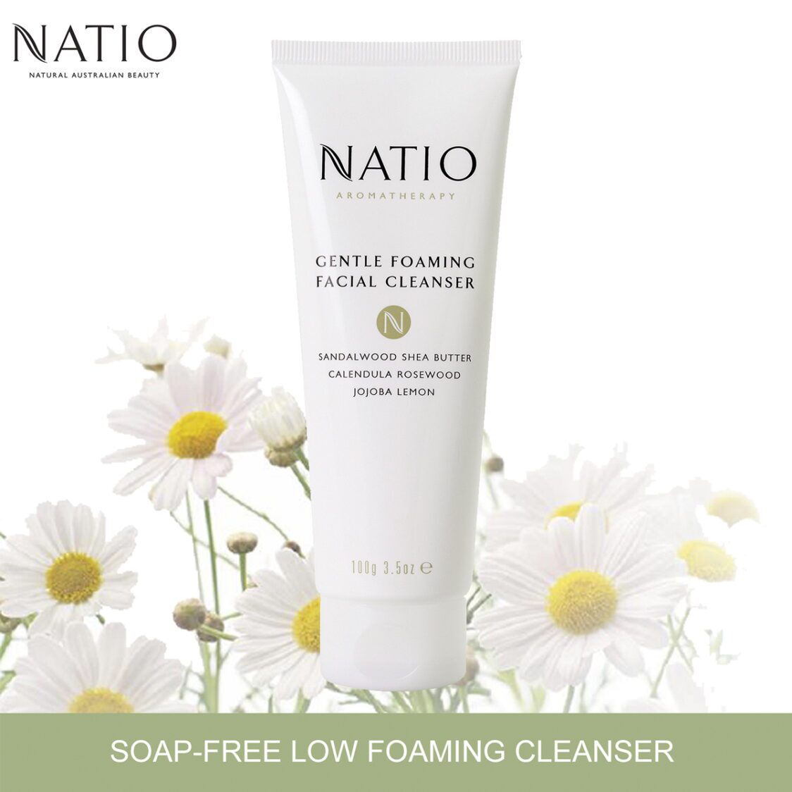 Natio Gentle Foaming Facial Cleanser 100g