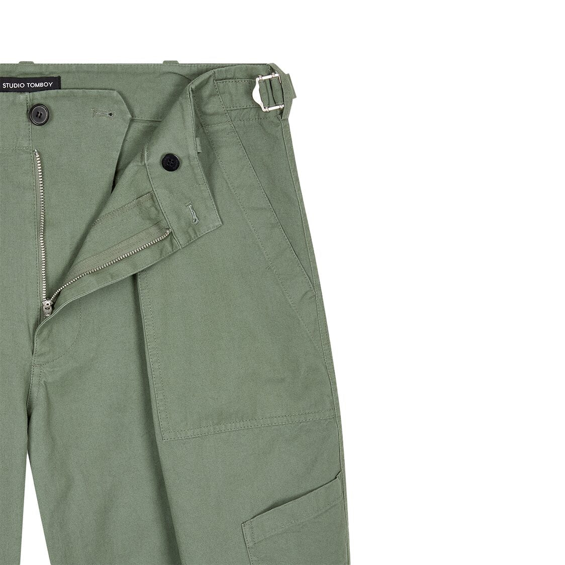 Studio Tomboy Cotton Fatigue Pants Khaki