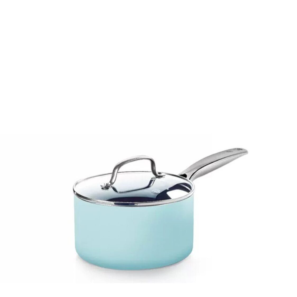 La Gourmet Blue Diamond 16cm Saucepan Blue - Inner Ceramic Non Stick Coating