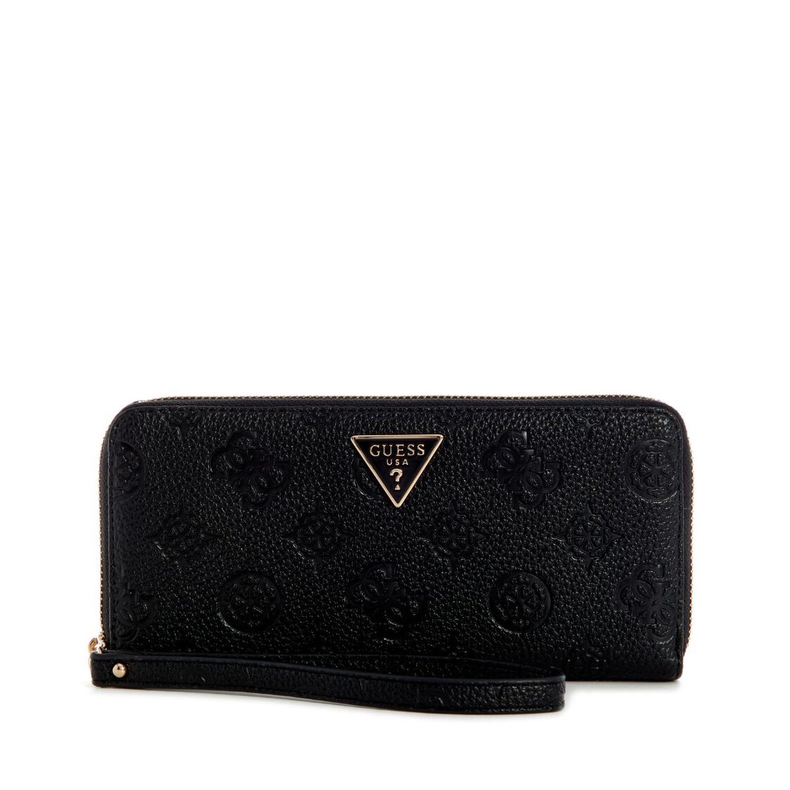 Guess Cresidia II Slg Lrg Zip Around - Black Logo