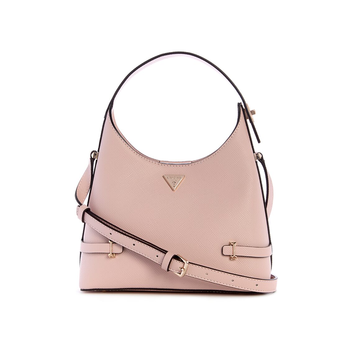 ROSALBA SMALL HOBO CROSSBODY,ROSE