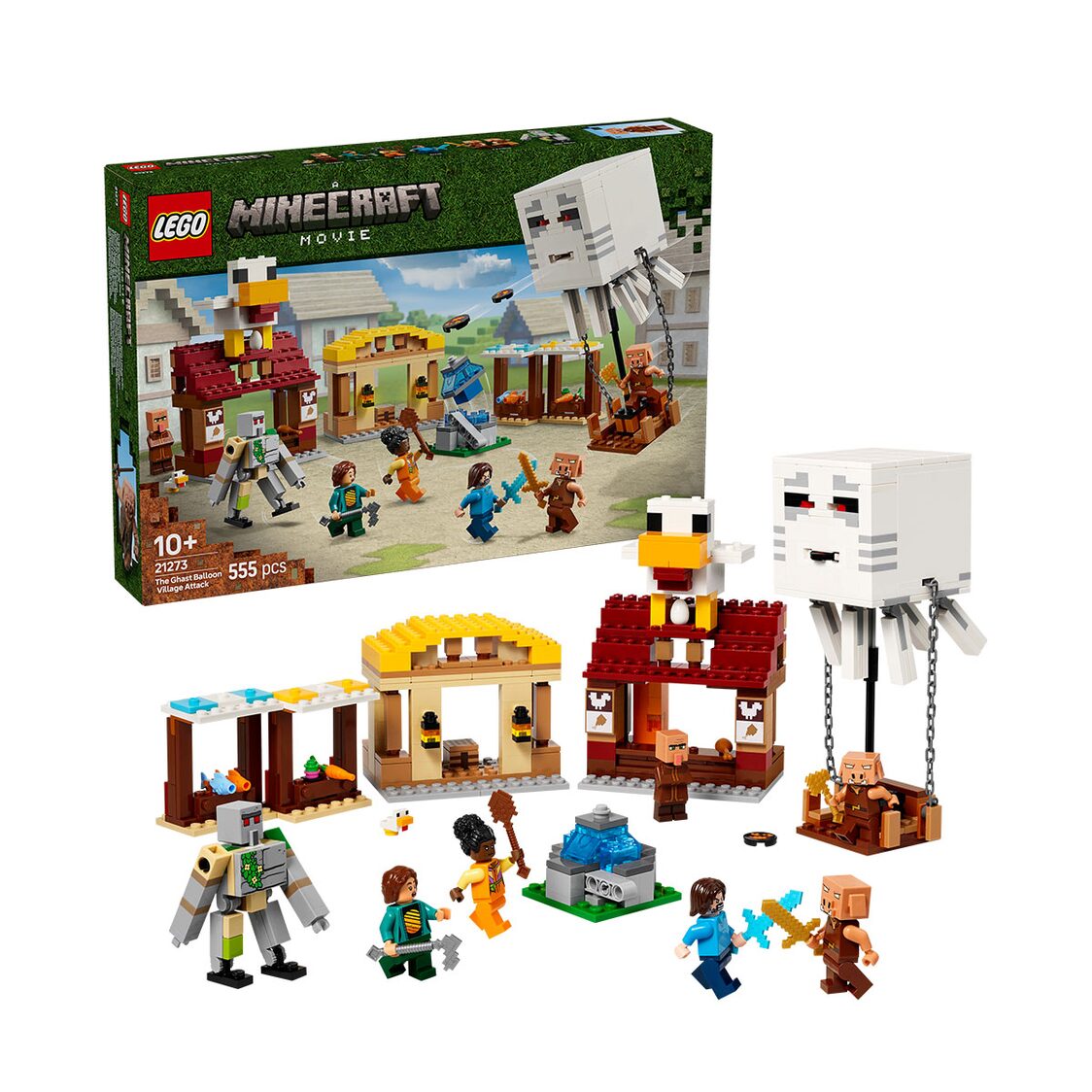 Lego The Ghast Balloon Village Attack 21273