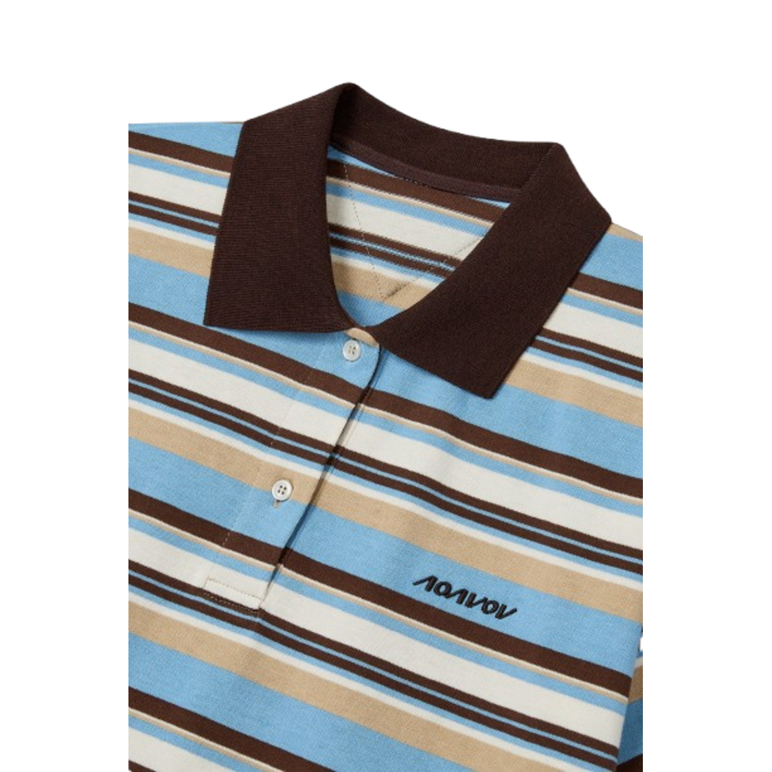 Voice Of Voices Multi Stripe Polo Tshirt