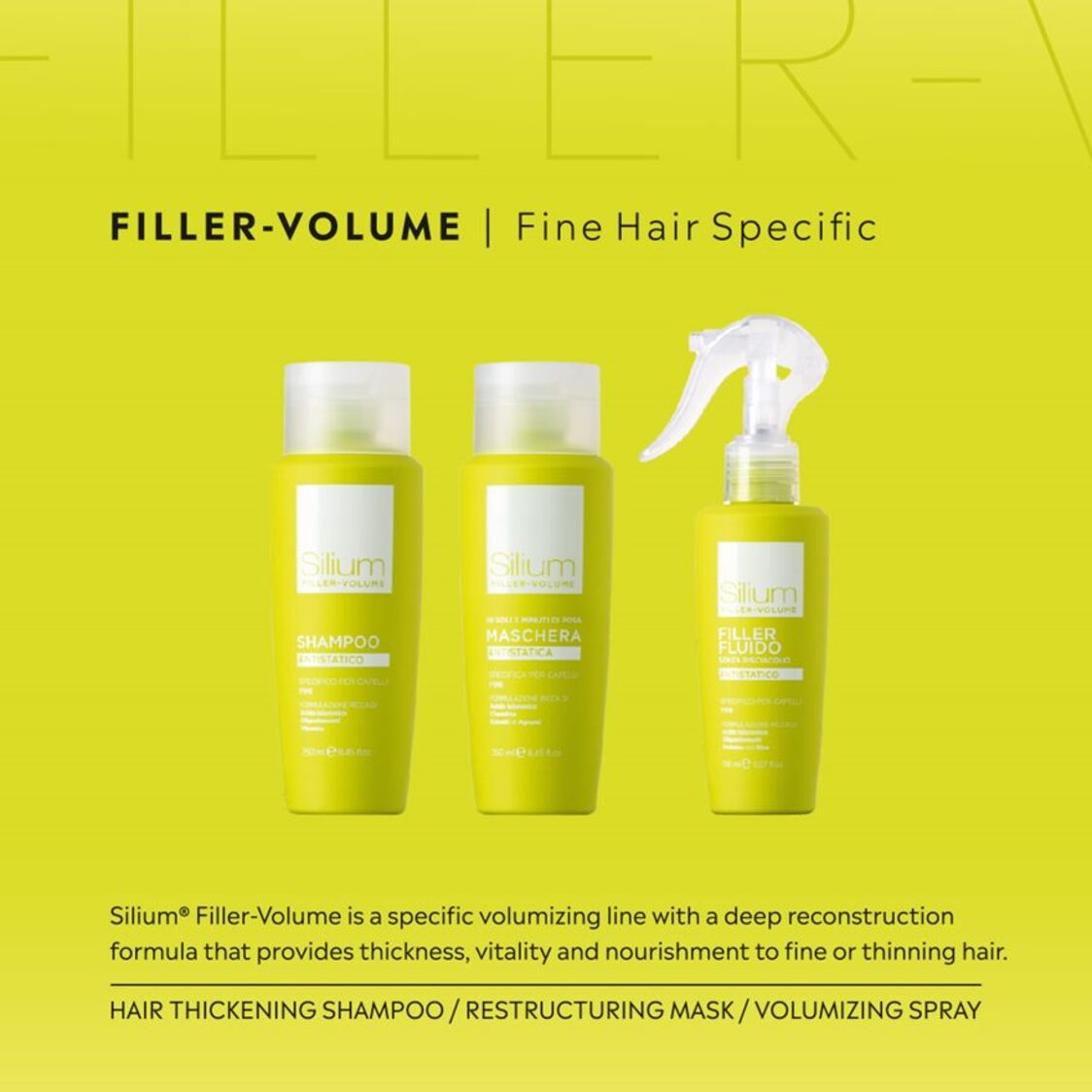 Silium Filler-Volume Shampoo 500ml