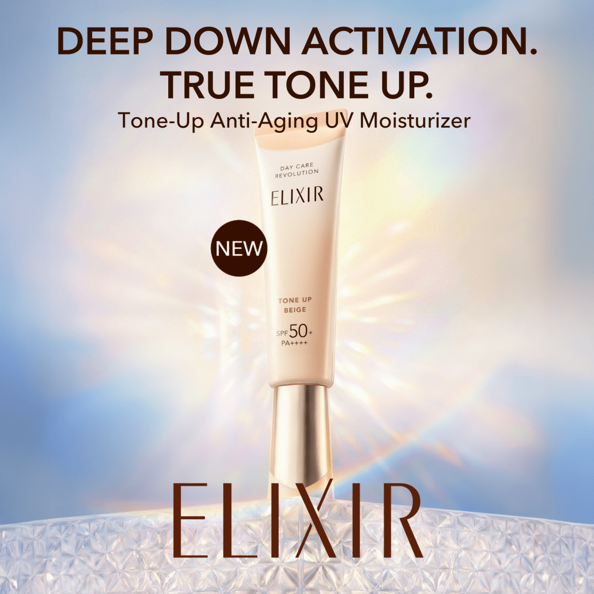 EIixir Day Care Revolution Tone - Up Beige 35ml - Metro Singapore Departmental Store - Celebrating 69 Years in SG