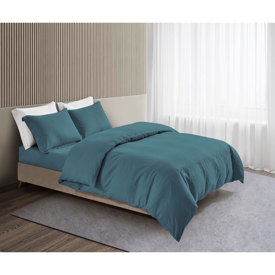 Ekohome Domus Emboss 309 Fitted Sheet - Metro Singapore Departmental Store - Celebrating 69 Years in SG