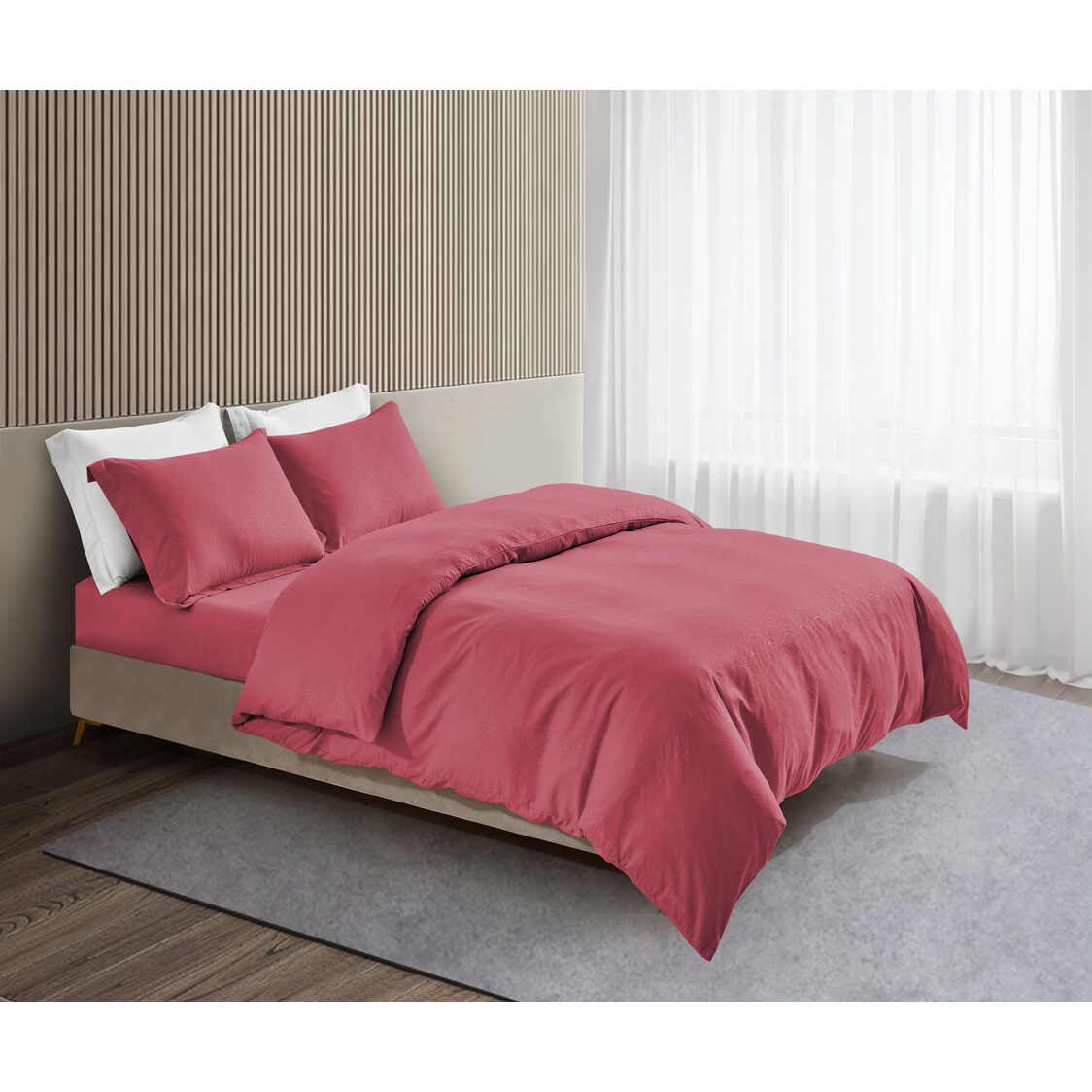 Ekohome Domus Emboss 311 Fitted Sheet - Metro Singapore Departmental Store - Celebrating 69 Years in SG